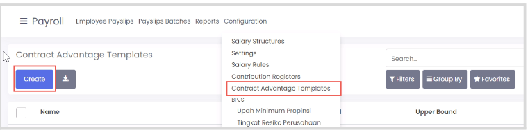 Contract Advance Template