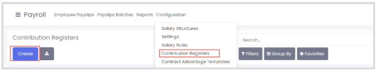 Contribution Register
