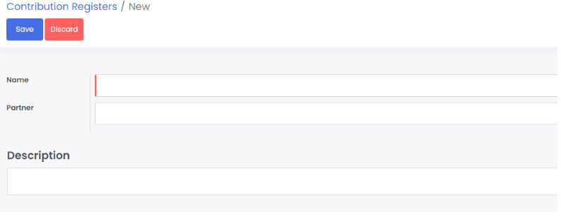 Contribution Register